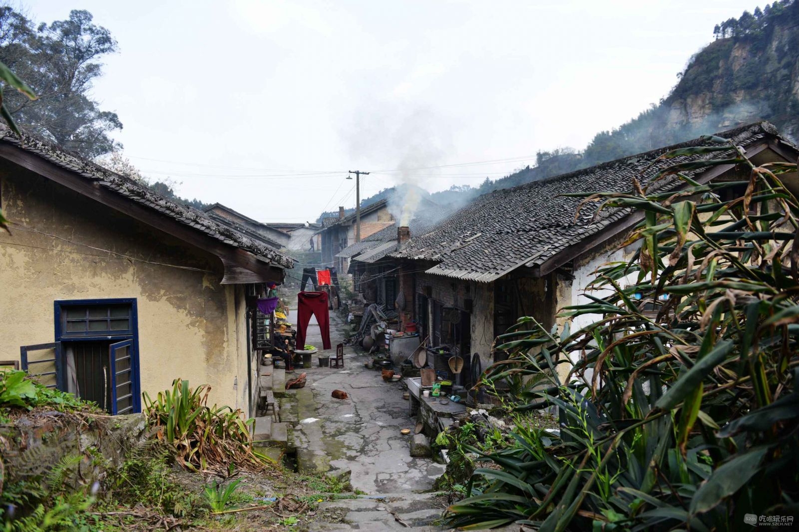 矿工原来聚集地，现在仍然有人居住